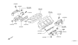 Diagram for Infiniti FX45 Exhaust Manifold - 14002-AL501