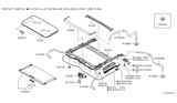 Diagram for Infiniti G35 Sunroof Cable - 91355-AM810