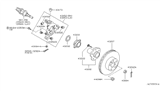 Diagram for Infiniti M35 Wheel Seal - 39252-35F6C