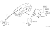 Diagram for 2003 Infiniti G35 Car Mirror - 96321-AL503