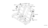 Diagram for 2003 Infiniti G35 Seat Belt - 88845-AM801