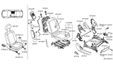 Diagram for 2005 Infiniti G35 Seat Cushion - 87311-AM000