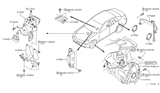 Diagram for 2008 Infiniti M35 Yaw Sensor - 47931-AL70A