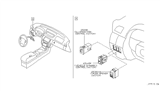 Diagram for Infiniti Dimmer Switch - 25980-AM600