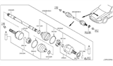 Diagram for Infiniti G35 Axle Shaft - 39204-23U72
