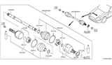 Diagram for Infiniti G35 CV Joint - 39711-AR500