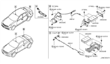 Diagram for 2007 Infiniti G35 Antenna - 28212-CM40A