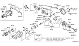 Diagram for Infiniti M45 Differential Seal - 38189-P0116