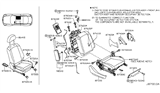 Diagram for 2004 Infiniti G35 Seat Cushion - 873A2-AC70C