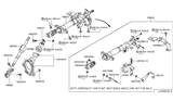 Diagram for 2006 Infiniti G35 Steering Shaft - 48822-AM600