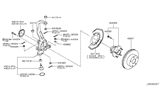 Diagram for 2007 Infiniti G35 Wheel Bearing Dust Cap - 40234-AL500