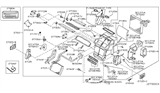 Diagram for 2014 Infiniti Q60 Blend Door Actuator - 27732-AM610