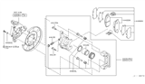 Diagram for 2007 Infiniti G35 Brake Pad Set - 44060-EG00K