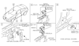 Diagram for Infiniti FX35 Air Bag Sensor - 98581-AM610