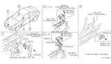 Diagram for 2003 Infiniti G35 Air Bag Sensor - 98581-AM610