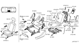 Diagram for 2004 Infiniti G35 Seat Motor - 87451-AM300