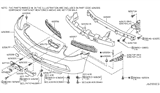 Diagram for 2005 Infiniti G35 Bumper - 62022-AC925