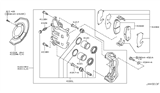 Diagram for 2006 Infiniti G35 Brake Caliper - 41001-CM40A