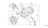 Diagram for Infiniti G35 A/C Compressor - 92600-AC000