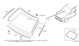 Diagram for 2003 Infiniti G35 Windshield - 72700-AL510