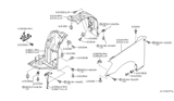 Diagram for Infiniti G35 Fender - 63100-AM830