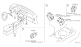 Diagram for Infiniti Seat Heater Switch - 25500-AL500