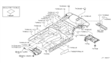 Diagram for 2005 Infiniti G35 Body Mount Hole Plug - 64895-W7700