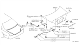 Diagram for Infiniti M45 Trunk Lid Lift Support - 84430-CR000