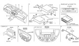 Diagram for Infiniti M45 Climate Control Module - 28395-CR910