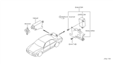 Diagram for 2004 Infiniti M45 Trunk Latch - 84623-AH300