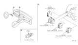 Diagram for 2004 Infiniti M45 Dimmer Switch - 25980-CR900