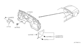 Diagram for 2003 Infiniti M45 Dash Panels - 67900-CR900