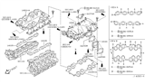 Diagram for Infiniti Throttle Body Gasket - 16175-AR200
