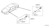 Diagram for 2004 Infiniti M45 Side Marker Light - 26190-CR900