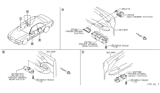 Diagram for Infiniti M45 Power Window Switch - 25421-CR900