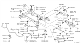 Diagram for 2003 Infiniti M45 Radius Arm Bushing - 55148-AG000