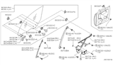 Diagram for 2004 Infiniti M45 Window Regulator - 80721-CR000