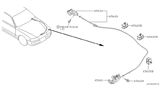 Diagram for 2004 Infiniti M45 Hood Cable - 65621-AG000