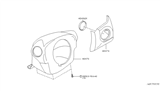 Diagram for 2003 Infiniti M45 Steering Column Cover - 48474-CR900