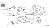 Diagram for 2003 Infiniti M45 Instrument Panel Light Bulb - 24860-AU001