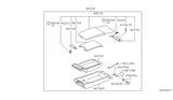 Diagram for 2004 Infiniti M45 Armrest - 88700-CS010