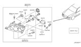 Diagram for Infiniti M45 Headlight - 26010-CR925