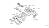 Diagram for 2006 Infiniti Q45 Floor Pan - 74514-AR230