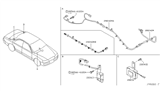 Diagram for Infiniti M45 Antenna Cable - 28243-CR900