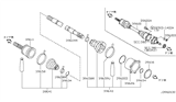 Diagram for Infiniti M45 Axle Shaft - 39600-CR500