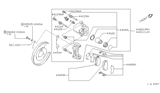 Diagram for 2006 Infiniti Q45 Wheel Cylinder Repair Kit - 44120-AR025