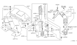 Diagram for Infiniti M45 Air Intake Coupling - 16554-CR900