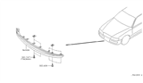 Diagram for 2003 Infiniti M45 Air Deflector - 96010-CR900