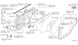 Diagram for Infiniti M45 Weather Strip - 82830-CR000