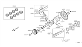 Diagram for 2007 Infiniti FX45 Crankshaft Pulley - 12303-AR001